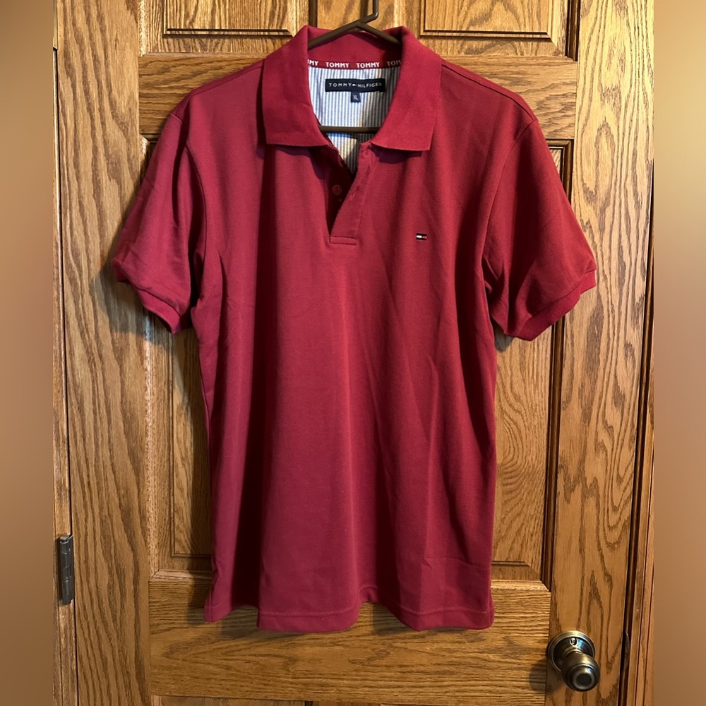 Tommy Hilfiger Red Women’s Polo Shirt XL